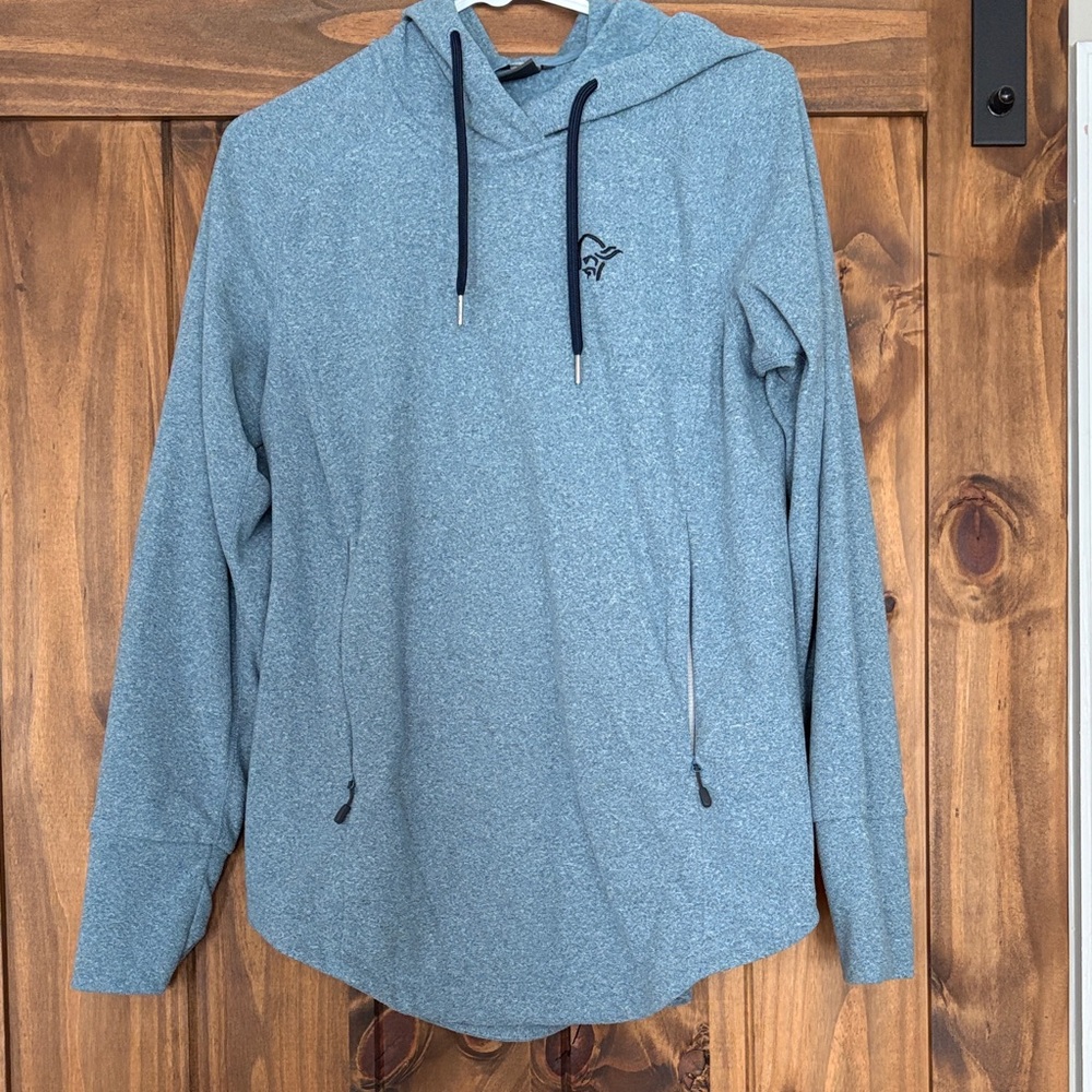 Women's Blue Hoodie Sweater